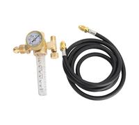 Regulador de soldadura de argón/CO2 con medidor de flujo de 60 CFH y calibre 4000 para sistemas TIG/MIG Regulador de flujo de argón