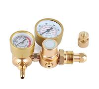 Regulador de soldadura de Gas, medidor de argón CO2, caudalímetro TIG MIG, válvula reductora de presión de cilindro de 4500psi, salida de 1/4 pulgadas, 6.605GPM