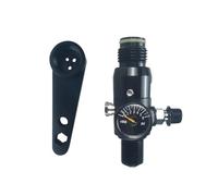 Regulador de tanque de aire M18X1.5 o 5/8-18UNF rosca 4500psi HPA con salida 800psi 1800psi cilindro válvula reductora de presión (llave y 1800PSI, 5-8-18UNF)