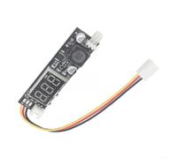Regulador de temperatura del ventilador para PWM 12 V CC para ventilador de carcasa con control automático de velocidad 20-100% y reducción de ruido sensor de temperatura manual 50 K B3950 Protección