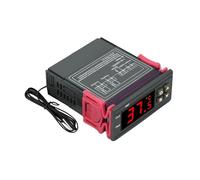 Regulador de temperatura digital termostato digital DC 110-220 V 10 A con sensor de temperatura sonda para acuario