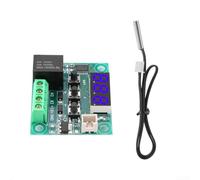 Regulador de temperatura para w1209, interruptor de temperatura digital, control preciso, indicador LED, resistente al agua, manta eléctrica, tanque de agua, frigorífico, reptiles, incubadora de 48,5