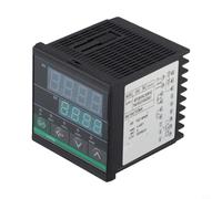 Regulador de temperatura PID inteligente CH702 con salida dual para relé y para SSR, 2 funciones de alarma, entrada tipo K, rango de control de 0-400 °C, indicador LED para máquinas de moldeo por