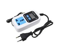 Regulador de Temperatura y termostato electrónico de 110-220 V, Calefactor con Efecto Invernadero, Toma de conmutador Ajustable LCD de -50 a 110 Grados