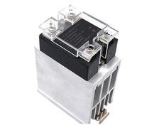 Regulador de tensión manual 4-20 MA 0-10 V 0-5 V Relé de estado sólido monofásico con disipador de calor 100 A 120 A 3-32 VDC Interruptor On Off (Special)