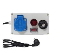 Regulador de velocidad 220 V motor, regulador de voltaje, motores con control de velocidad, 220 V 9 A 2000 W controlador de velocidad 220 V ventilador controlador de potencia 230 V (B)