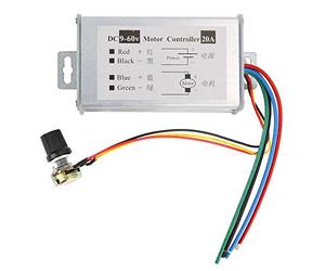 Regulador de velocidad del motor CC, módulo de controlador de motor cepillado, 20 A, CC, 9 V, 12 V, 24 V, 36 V, 48 V, 60 V, motor sin giro inverso
