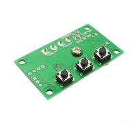 Regulador de velocidad industrial del motor PWM 6V-24V Pulsador | Material de PC, función de memoria, control preciso, compacto 5 x 3 x 1,5 cm, para motores de 6 V-24 V CC