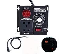 Regulador de Voltaje AC 220V BTA-4000W SCR, 3 Tipos de enchufes Enchufe CN (3 Pines), Enchufe de la UE, Enchufe del Reino Unido (Opcional).(欧规)