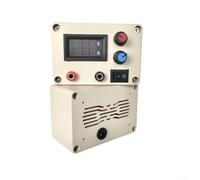 Regulador de voltaje ajustable 1.3-30V salida, 5A corriente constante máxima fuente de alimentación CC para banco de laboratorio, compatible con entrada de 5-35V, blanco