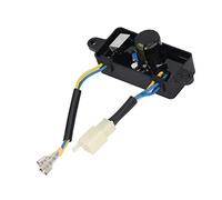 Regulador de Voltaje Automático de 2,5 KW Regulador de Voltaje del Generador AVR Regulador de Voltaje del Motor de Gasolina Monofásico de 6 Cables para Generador de 1-2,5 KW 220 μF