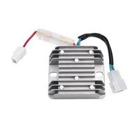 Regulador de voltaje AVR de 12 V CC con rectificador para generadores Kama KDE3500/KDE5000/KDE6500/KDE6700, 80 x 70 x 25 mm, módulo regulador de motor gris