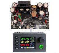 Regulador de voltaje CC 10022C con carcasa robusta de doble hebilla, pantalla a color de 1 8 pulgadas y control de botón de silicona independiente que ofrece una regulación de potencia precisa (ZK