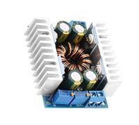 Regulador de Voltaje DC5-30V a 1.25-30V Módulo Regulador de Voltaje Elevador/Reductor Automático de Aumento/Reducción con Dos Disipadores de Calor