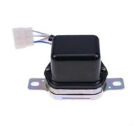 Regulador de voltaje de 12 V para tractor Kubota L175 L225 L285 L345 L2550 M-Serie Excavadora KH10 KH60 KX101 para Ford 1100-1300 sustituye a 026000-2121 70000-65398 Metal y plástico negro