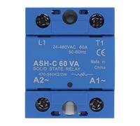 Regulador de voltaje de estado sólido ASH-C-60VA monofásico de 60 A CA, 24-480 V CA, 60 VA SSR Controls Relays
