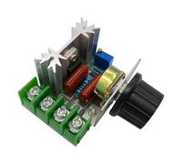 Regulador de voltaje electrónico 50-220 V 2000 W Regulador de motor de CA de alta potencia Controlador SCR Interruptor de perilla Equipo de control de velocidad