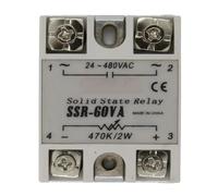 Regulador de voltaje estado sólido resistencia monofásica SSR-60VA for CA 60 A 480 V VA SSR