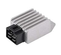 Regulador de voltaje rectificador de 4 pines, regulador de voltaje universal para moto moto de 12 V para scooter, ciclomotor, ATV, Gokarts, buggie con motor GY6 de 50 a 150
