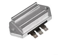 Regulador de voltaje rectificador para motores HP 8-25, 14.5V ±0.5, 3 terminales AC/B+/AC, compatible con números de pieza 4140309, 2540303, 2575503, repuesto de metal plateado