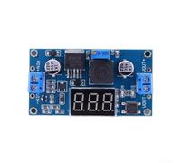 Regulador de voltaje reductor con lectura digital clara para rango de 4 V a 40 V, lo que permite el ajuste de 1,25 V a 37 V a 3 A máximo con opción de calibración manual y mecanismo de defensa de