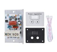 Regulador de voltaje SCR 10000W AC 220V 80A, digital | Ajuste de velocidad y temperatura, Disipador de calor de aluminio, Botón estable, estufas, motores y atenuación de luces