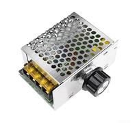 Regulador de voltaje SCR de 4000 W, controlador de motor de atenuación de CA 220 V para cable de calefacción, corte de espuma, uso industrial
