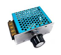 Regulador de voltaje SCR de 4000 W y 220 V CA, regulador de intensidad de arranque, controlador de velocidad, regulador de voltaje, regulador de intensidad de termostato. CBQZCHWDKT