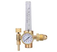 Regulador del medidor de flujo de argón, medidor del regulador de gas del soldador Válvula del medidor de flujo de argón Medidor de flujo MIG Accesorio de soldadura de latón