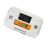 Regulador inteligente de cargas solares con pantalla a color, carcasa ABS fuerte, controladores de energía solar para uso doméstico y exterior, controladores solares de alta corriente para sistemas