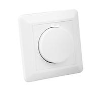 LEDKIA LIGHTING - Regulador LED TRIAC Universal | Control de Intensidad 0-100% | Interruptor Conmutado | Potencia Máxima 150W | Dimensiones Compactas; Blanco Roto; PCB