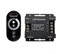 Regulador LED de un solo color 12V-24V 18A RF remoto
