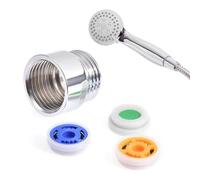 Regulador limitador reductor de flujo de ducha | Juego de adaptadores de ahorro de flujo de agua, limitador reductor de | Juego de adaptadores de ahorro de agua, válvula de control restrictiva d
