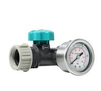 Regulador manual de la presión de agua, válvula de control para el rociador agrícola del sistema de riego del jardín con el flujo ajustable del ABS del cobre