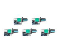 Regulador preciso de velocidad de ventilador de PC de 4 pines, control de refrigeración ajustable de 12 V para gestión del calor de la caja de la