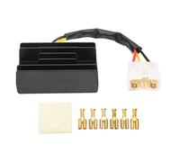 Regulador Rectificador Motocicleta, Aluminio y ABS, Compatible DR - Z250 LT160E LT - F160 LT - 250 LT - LT - 300F LT - F4WD - Protección Estable de Voltaje, Disipación Rápid