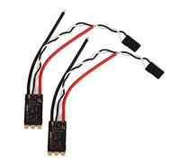 Regulador sin escobillas de 45 A, iluminación LED RGB integrada, regulador de velocidad para drones FPV de cuatro ejes, para aficionados a RC y escenarios de carreras cruzadas