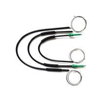 Regulador ventanilla Compatible Con Citroen Para C5 2008-2024. 9675898980. Kit De Clips De Reparación Para Elevalunas Eléctrico Delantero Izquierdo