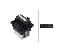 Regulador Ventilador Interior 12 V 6 Polos HELLA Para u.a. PEUGEOT 308