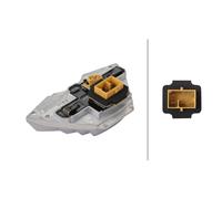 Regulador Ventilador Interior 12 V 8 polos HELLA Compatible con u.a. AUDI A4