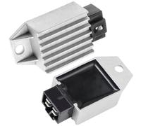 Regulador Voltaje Motocicleta, Accesorios Repuesto Scooter con 4 Conector Pines, 12V Rectificador Regulador Universal para Motor GY6 50-150cc, Ciclomotor, Vehículos Todoterreno, Karts, BMW, Harley