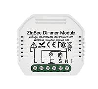 Regulador ZigBee 220V, Atenuador LED Triac ZigBee, Función También Con Botón N.O. Memoria y Temporizador, App TUYA, Compatible Con Alexa Google Home
