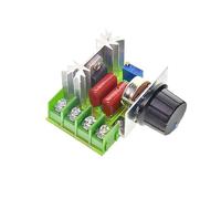 Reguladores de voltaje de alta potencia de 2000 W, 4000 W y 220 V, controlador de velocidad SCR, regulador de voltaje electrónico, regulador y termostato.(Black)