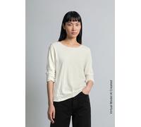 Regular de manga larga Silky White L