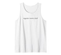 Regular Moms Club Diseño Simple Camiseta sin Mangas
