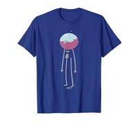 Regular Show Minimal Benson Camiseta, Hombre, Azul Real, XL