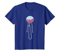 Regular Show Minimal Benson Camiseta, Niños, Azul Real, 6 años