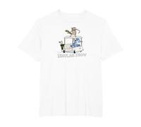 Regular Show Mordecai and Rigby Golf Cart Camiseta, Hombre Tallas Grandes, Blanco, 5X Alto