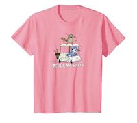 Regular Show Mordecai and Rigby Golf Cart Camiseta, Niños, Rosado, 6 años
