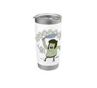 Regular Show Muscle Man WOOOOO! Vaso térmico de acero inoxidable de doble pared